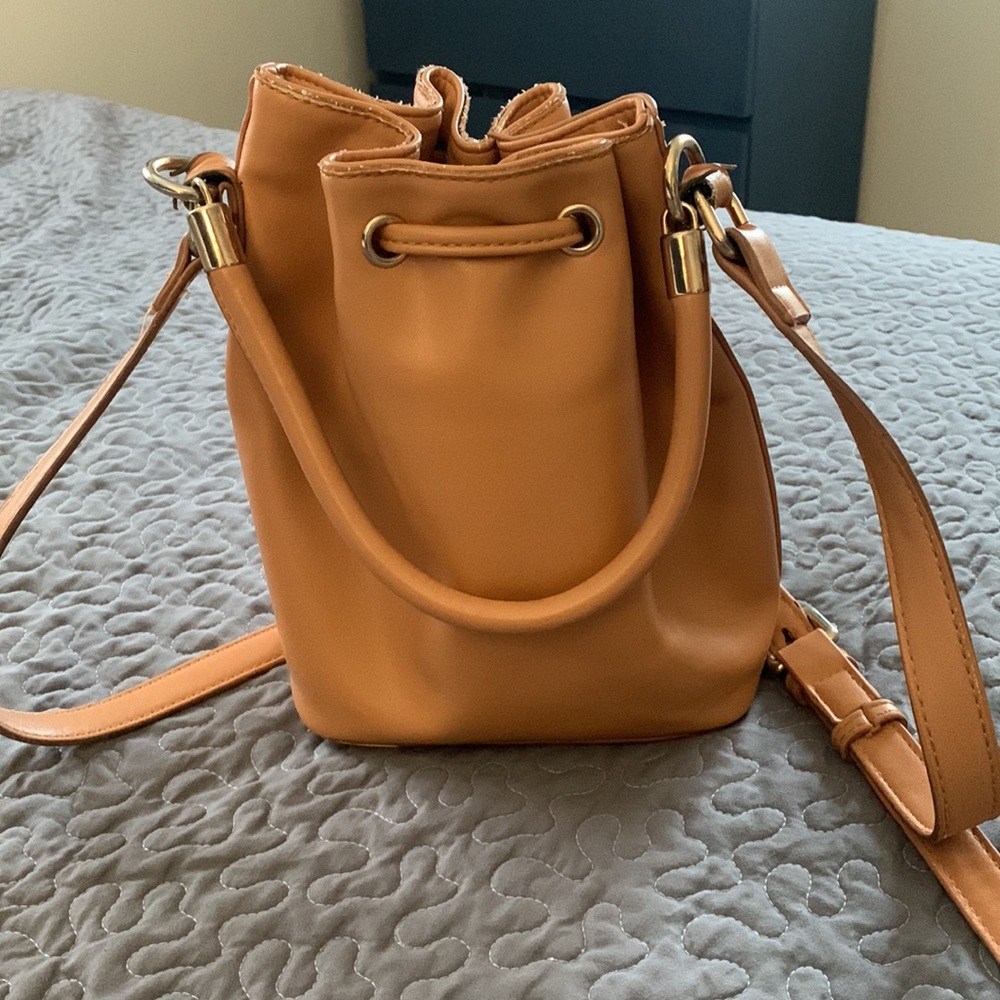 Camel Drawstring Purse - Picture 3 of 5